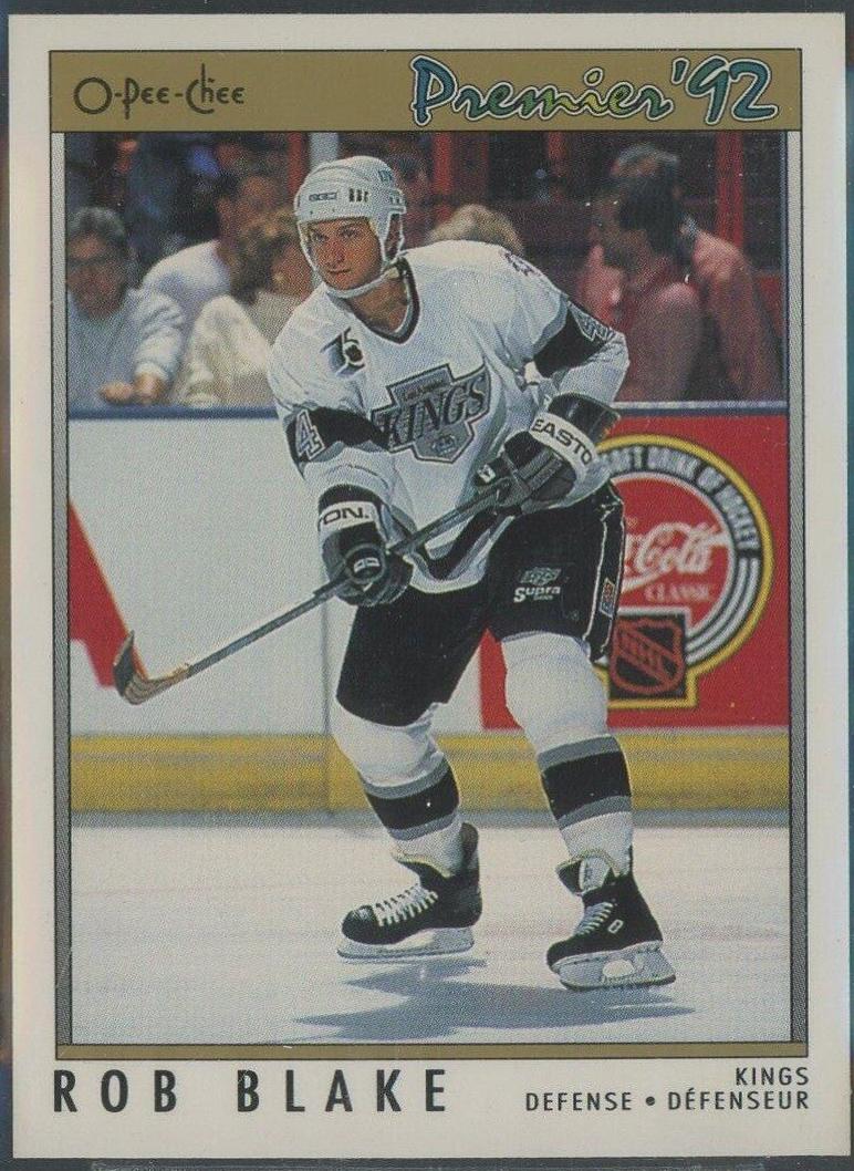 Rob Blake #44 1991-92 O-Pee-Chee Premier Hockey