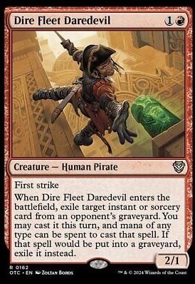 Dire Fleet Daredevil #162 Magic Outlaws of Thunder Junction Commander
