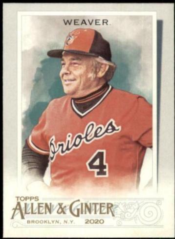 Earl Weaver #303 2020 Topps Allen & Ginter Baseball