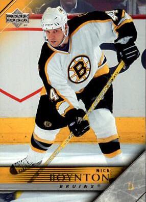 Nick Boynton #13 Hockey Cards 2005 Upper Deck