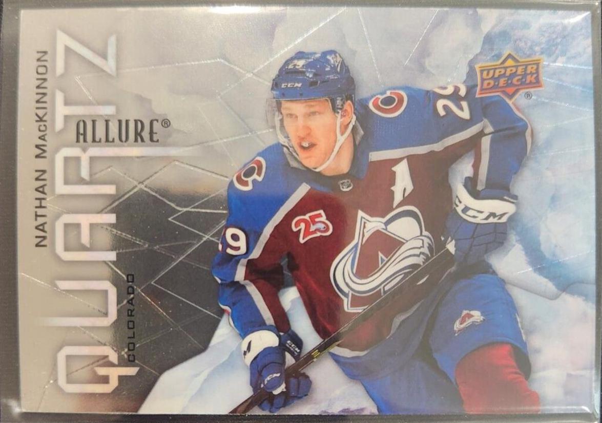 Nathan MacKinnon #AQ-NM Hockey Cards 2021 Upper Deck Allure Quartz