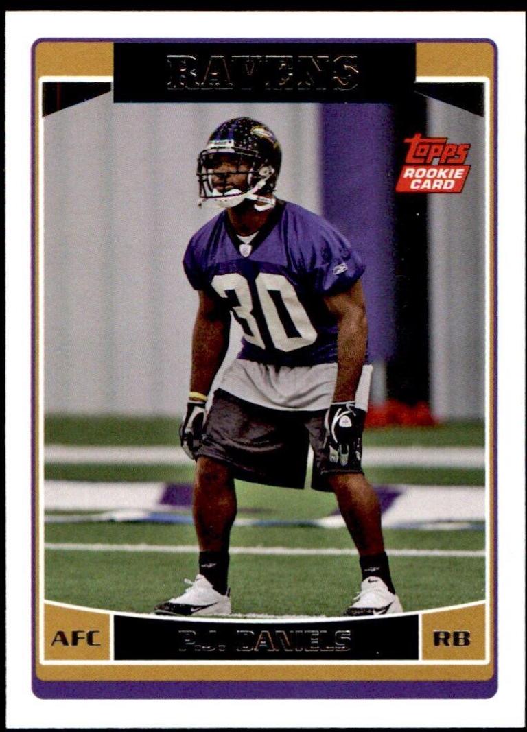 P.J. Daniels #324 Football Cards 2006 Topps