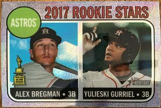 Astros 2017 Rookie Stars: Alex Bregman / Yulieski Gurriel