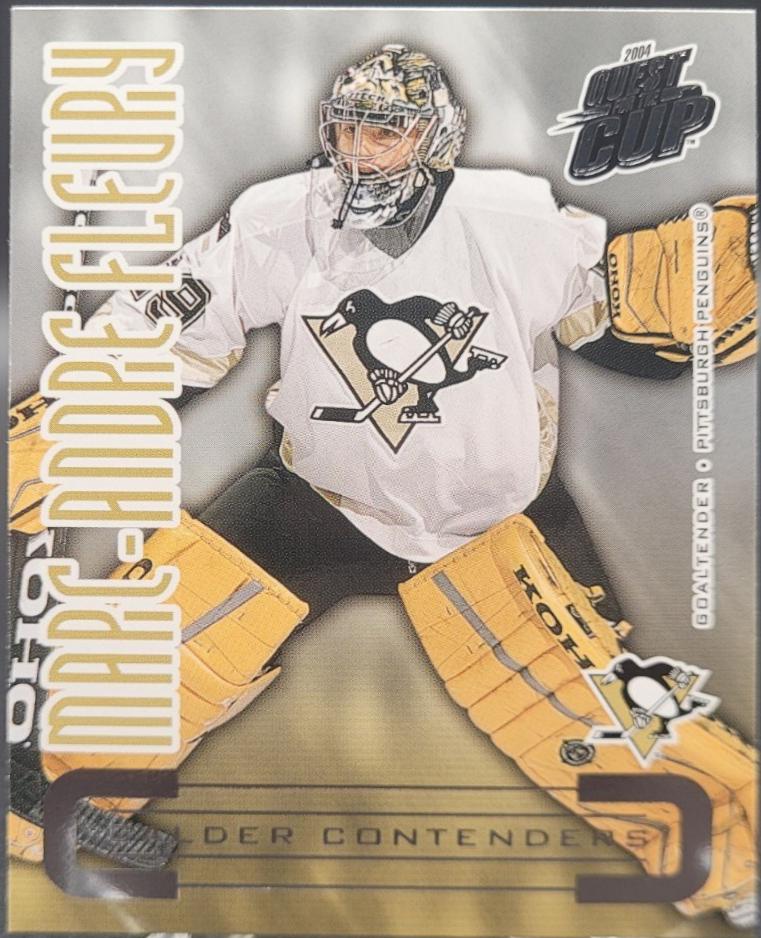 Marc-Andre Fleury #17 2003 Pacific Quest For The Cup Calder Contenders Hockey