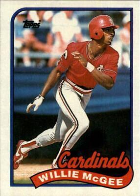Willie McGee #640 Baseball Cards 1989 Topps