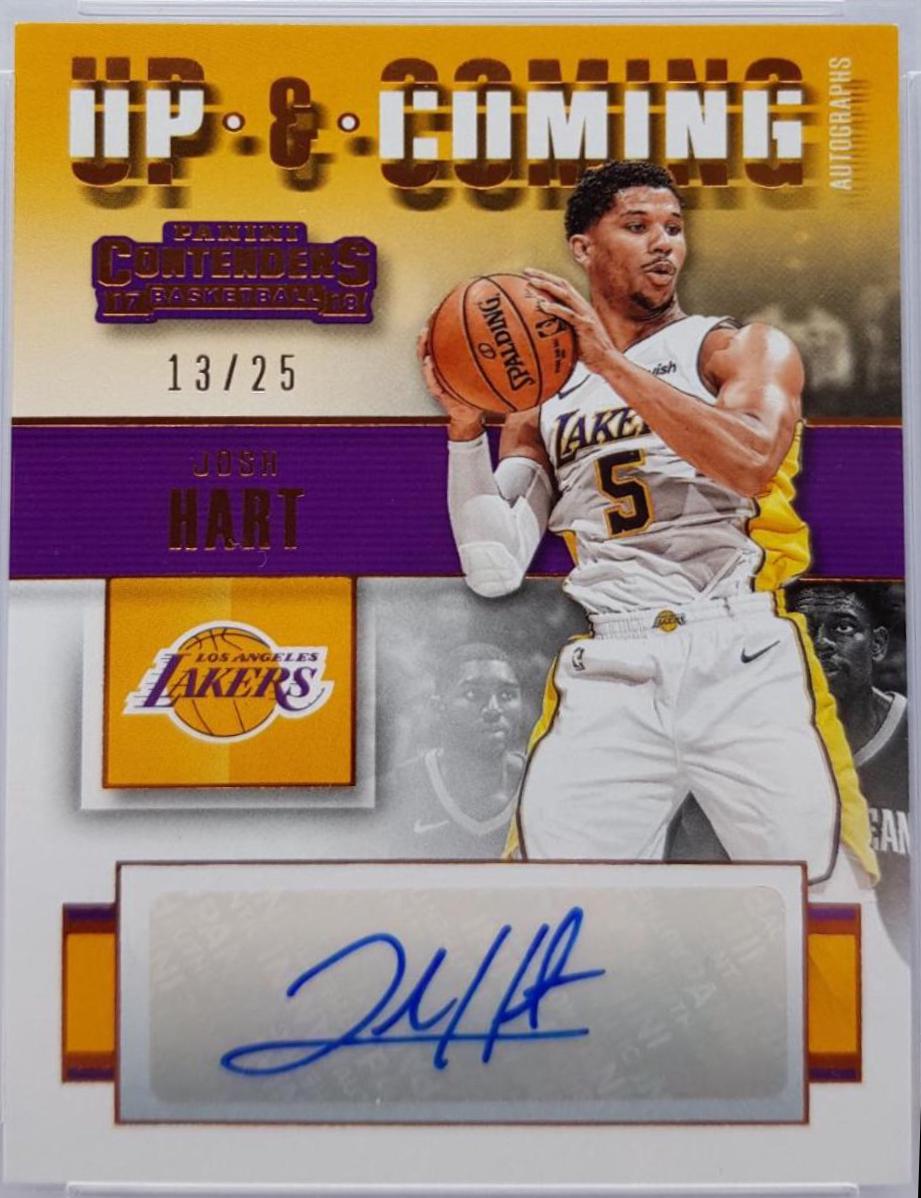 Josh Hart #UCJHT Basketball Cards 2017 Panini Contenders Up & Coming Autograph