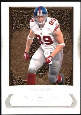 Kevin Boss #64 Football Cards 2009 Panini Donruss Classics