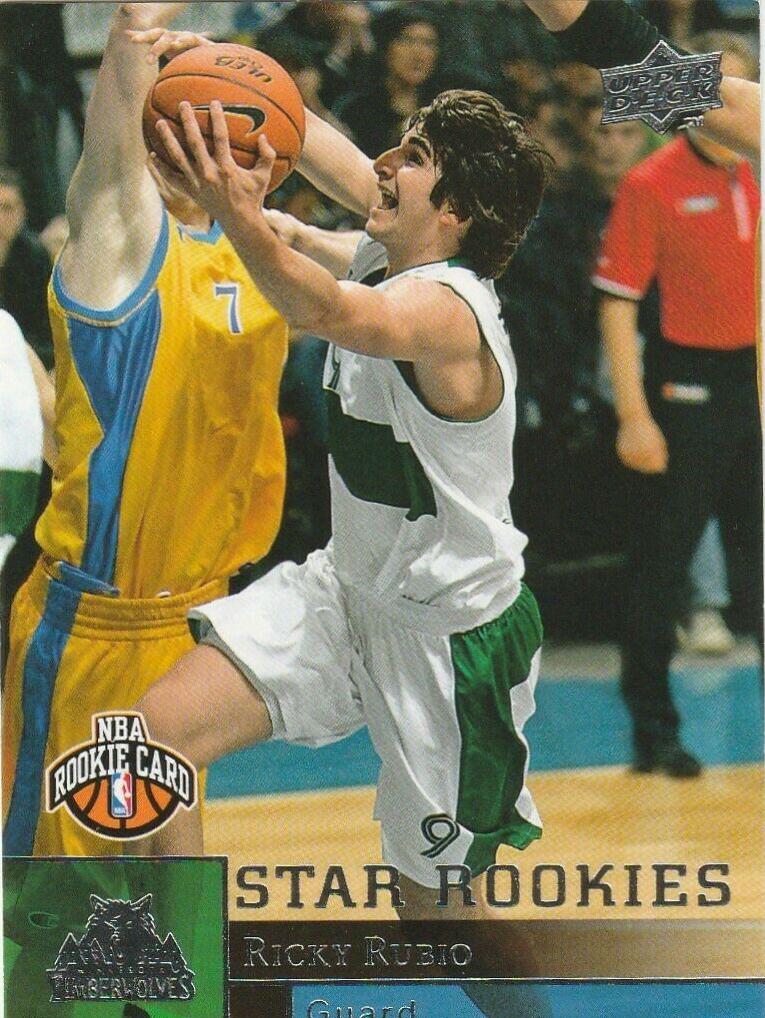 Ricky Rubio #237 Basketball Cards 2009 Upper Deck