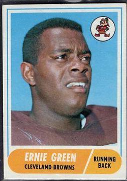 Ernie Green #24 Football Cards 1968 Topps