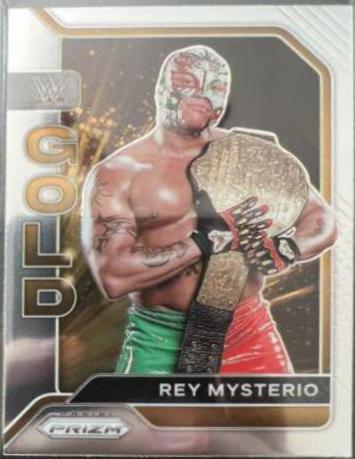 Rey Mysterio #7 Wrestling Cards 2022 Panini Prizm WWE Gold