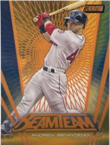 Andrew Benintendi #BT-AB Baseball Cards 2017 Stadium Club Beam Team