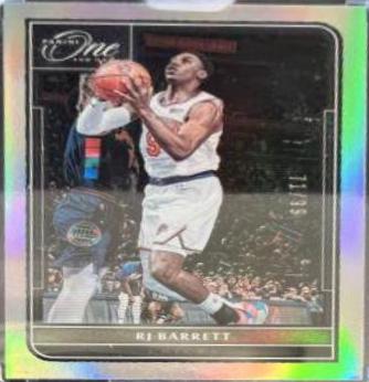 RJ Barrett #3 Basketball Cards 2021 Panini One and One