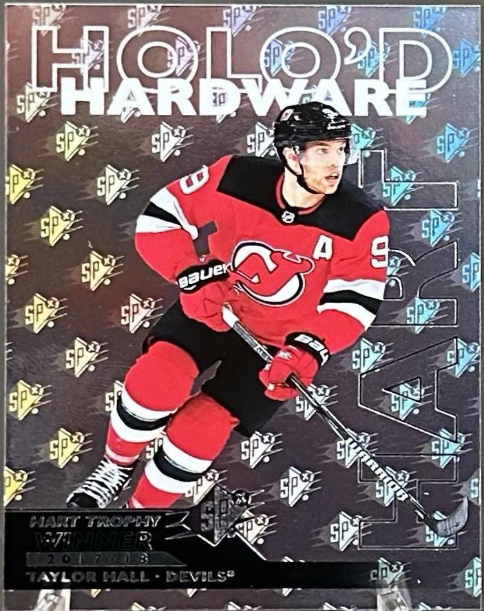 Taylor Hall #HH-TH Hockey Cards 2024 SPx Holo’d Hardware