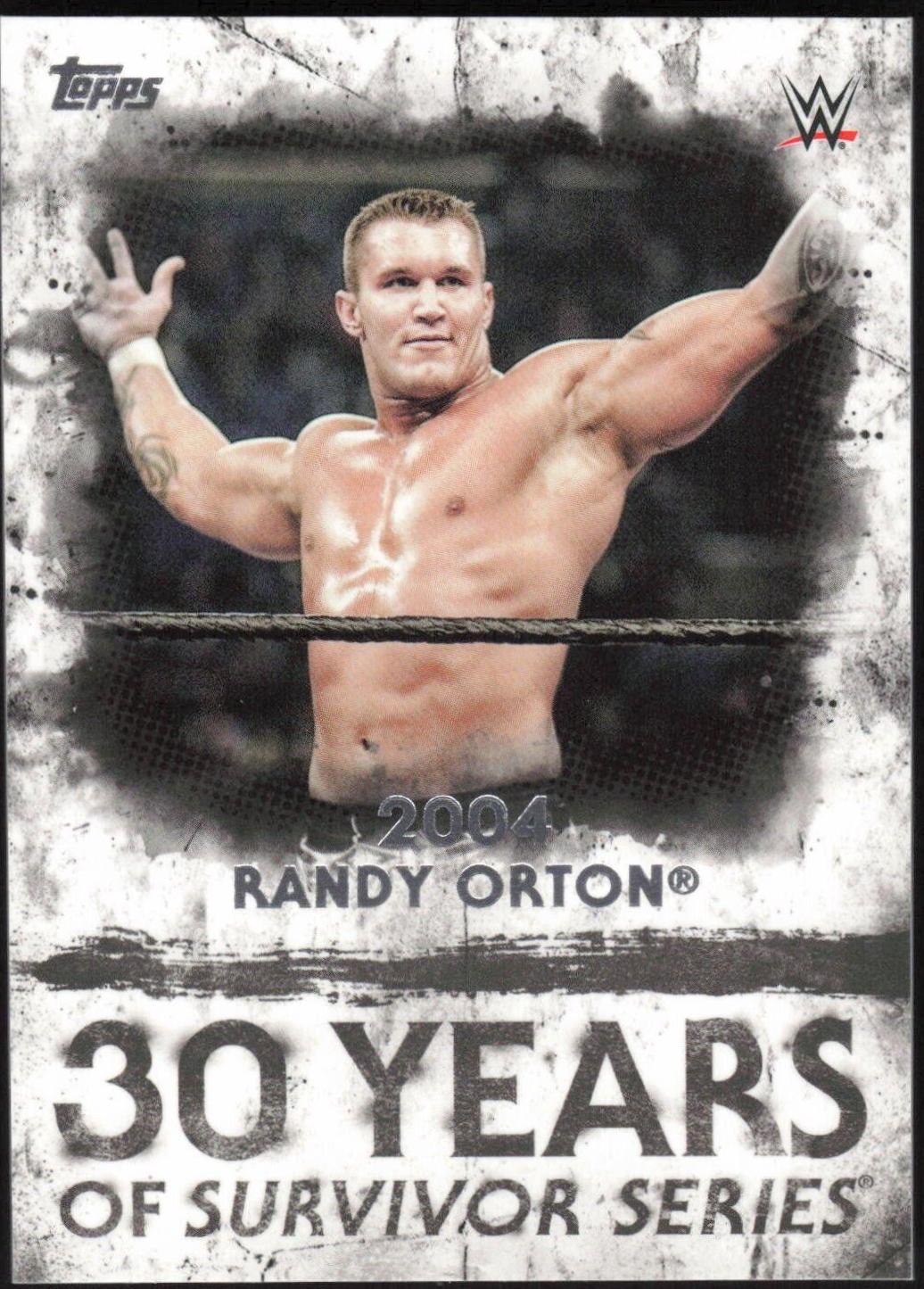 Randy Orton #SS-13 Wrestling Cards 2018 Topps WWE Undisputed 30 Years of Survivor Series