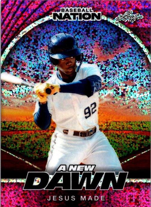 Jesus Made #NB-58 2025 Leaf Baseball Nation New Dawn