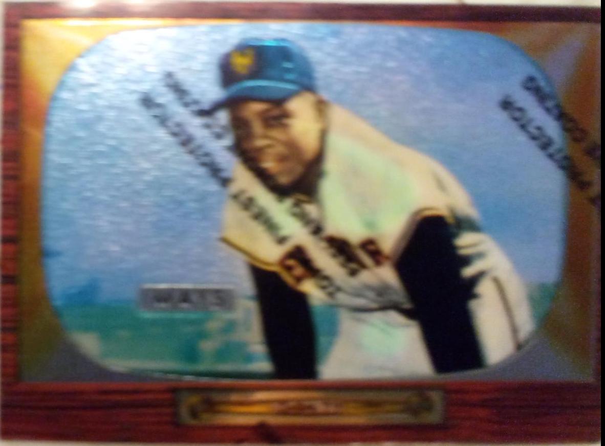 Willie Mays #6 Basketball Cards 1996 Topps Finest Reprint