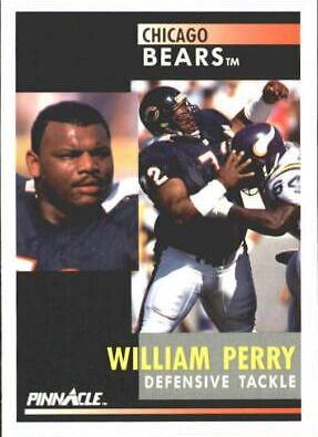 William Perry #110 Football Cards 1991 Pinnacle