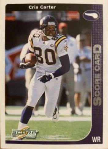 Cris Carter [Score Card] #124