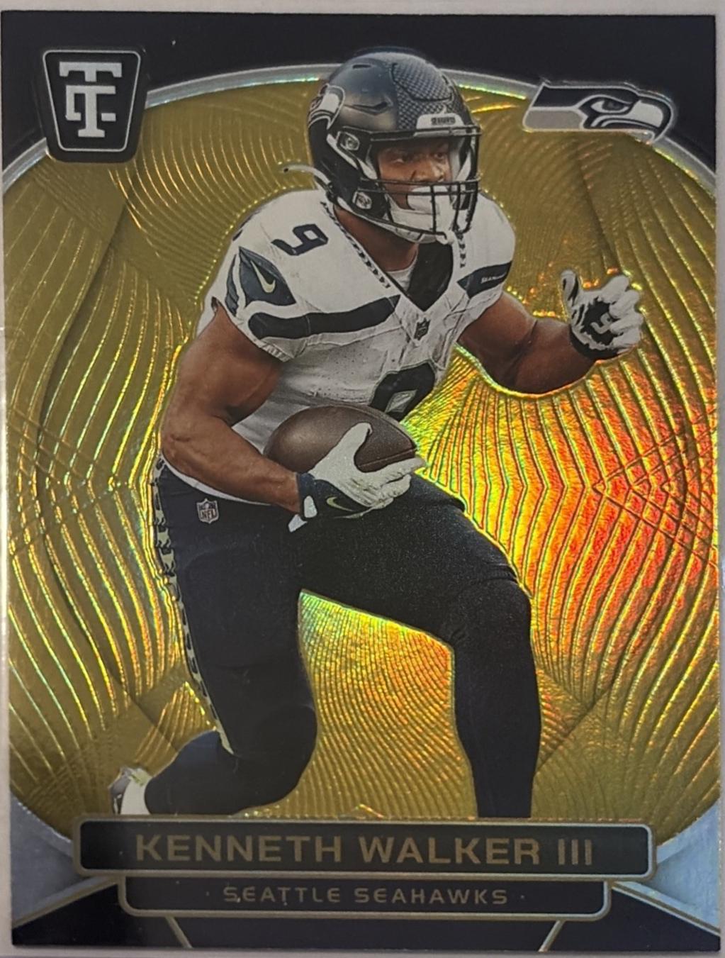 Kenneth Walker III [Mirror Platinum Gold] #85 Prices | 2024 Panini