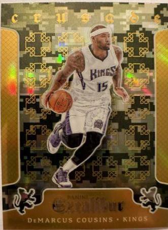 DeMarcus Cousins #4 Basketball Cards 2015 Panini Excalibur Crusade