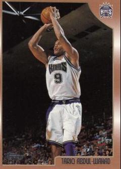 Tariq Abdul-Wahad #59 Basketball Cards 1998 Topps