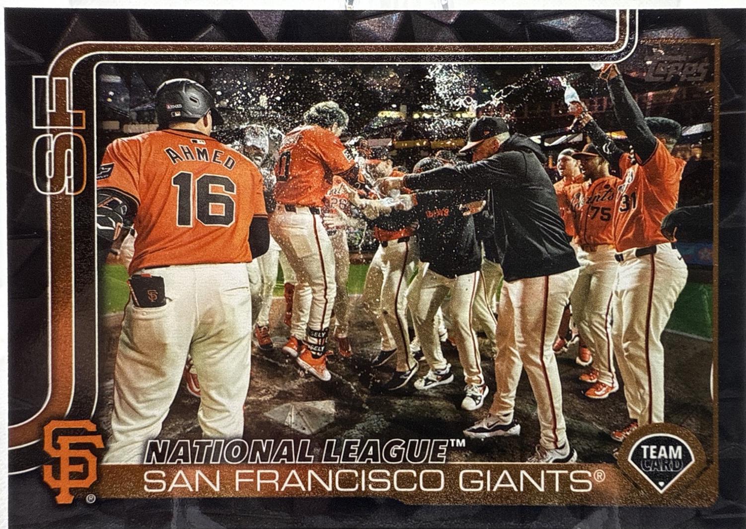 San Francisco Giants [Black Diamante Foil] #514