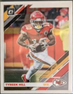 Tyreek Hill #3 Football Cards 2019 Donruss Optic