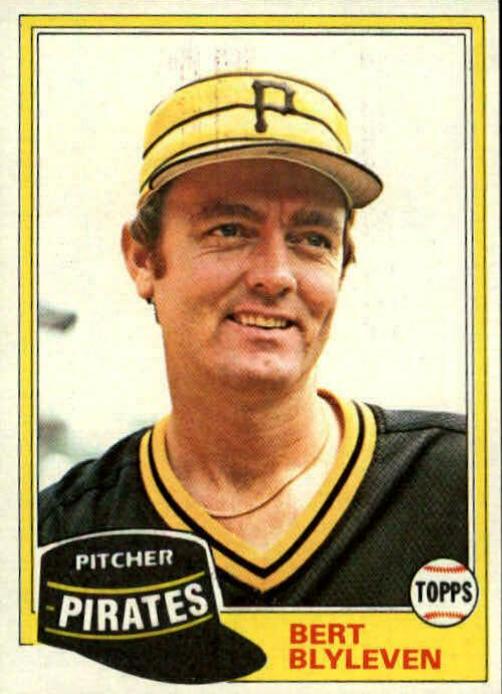 Bert Blyleven #554 Baseball Cards 1981 Topps