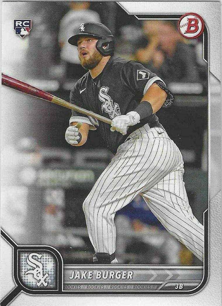 Jake Burger #17 Baseball Cards 2022 Bowman