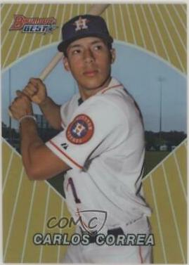 Carlos Correa #96BB-CC Baseball Cards 2016 Bowman's Best 1996