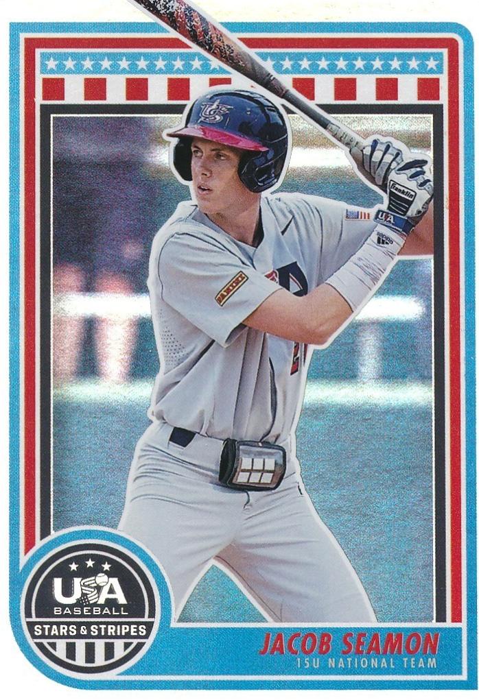 Jacob Seamon #34 Baseball Cards 2025 Panini Stars and Stripes