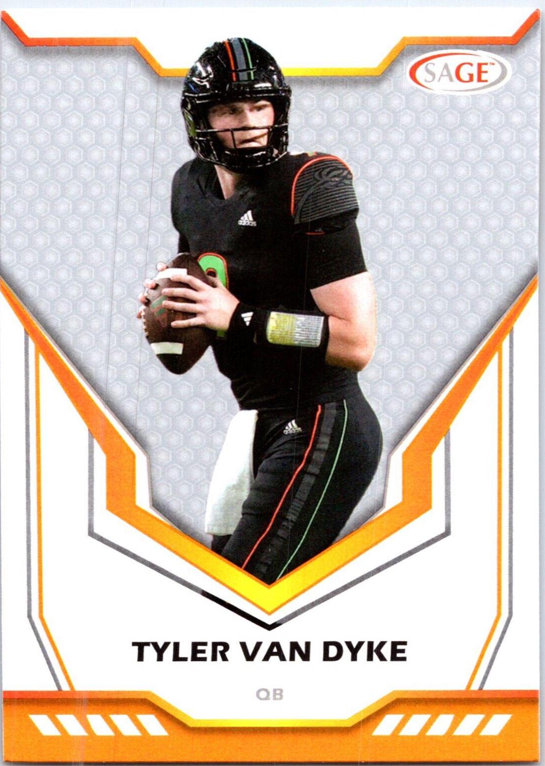 Tyler Van Dyke #80 2024 Sage Football