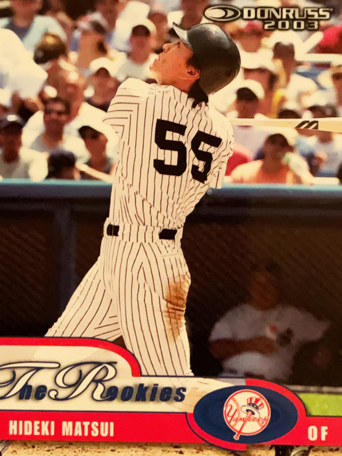 Hideki Matsui #5 Baseball Cards 2003 Donruss Rookies