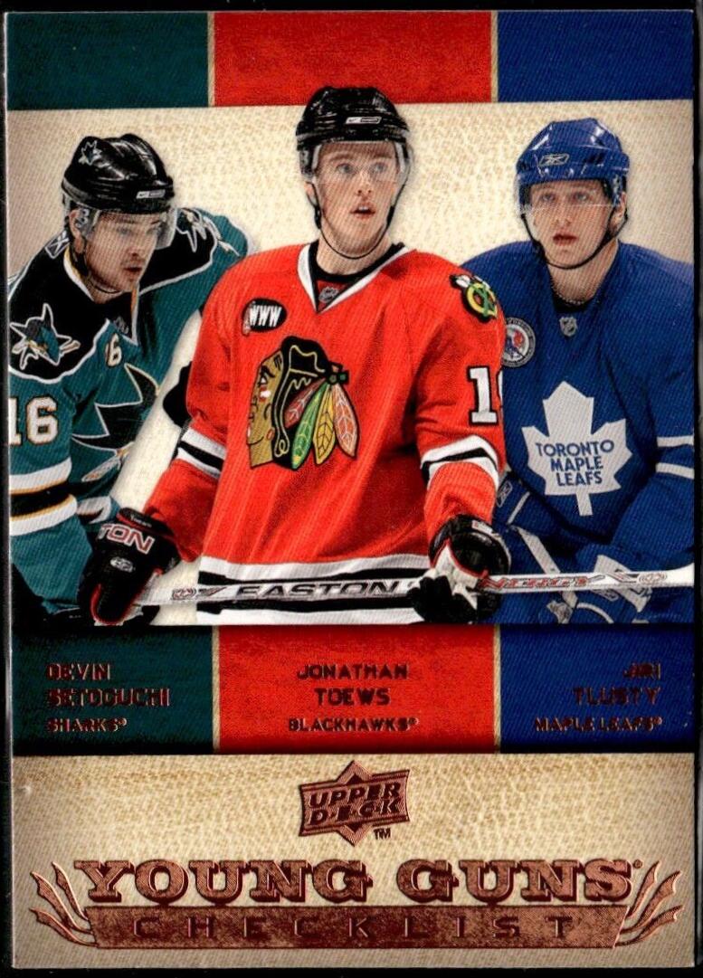 Jonathan Toews #500 Hockey Cards 2007 Upper Deck