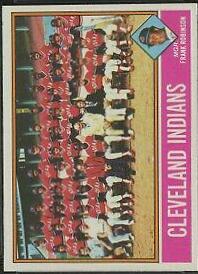 1976 Indians Team #477