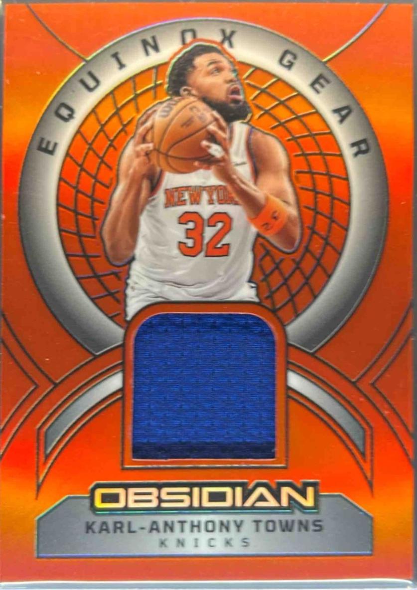 Karl-Anthony Towns [Electric Etch Orange Flood] #EG-KAT