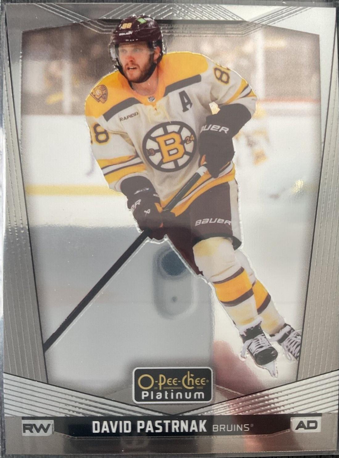 David Pastrnak #P-DP Hockey Cards 2024 O-Pee-Chee Platinum Preview