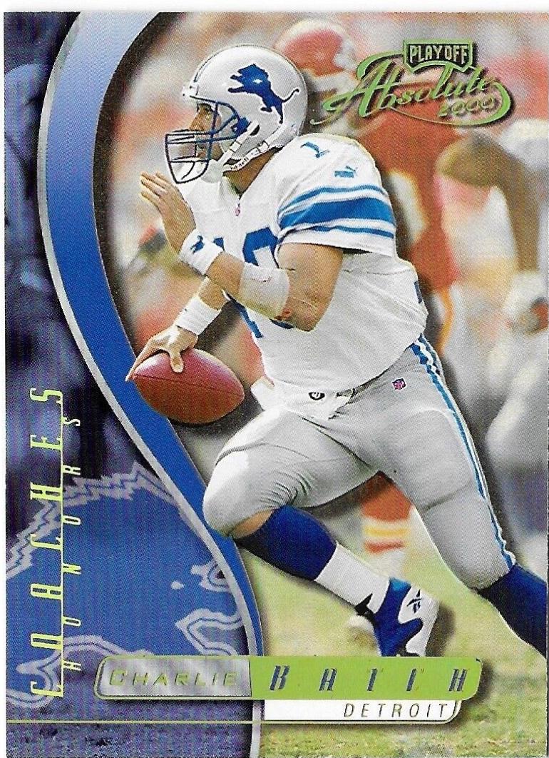 Charlie Batch #57 2000 Playoff Absolute Football