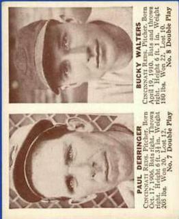 Paul Derringer, Bucky Walters