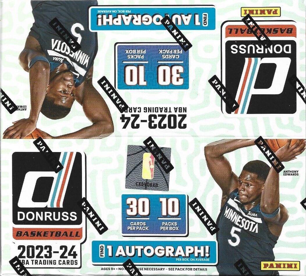 Hobby Box Basketball Cards 2023 Panini Donruss