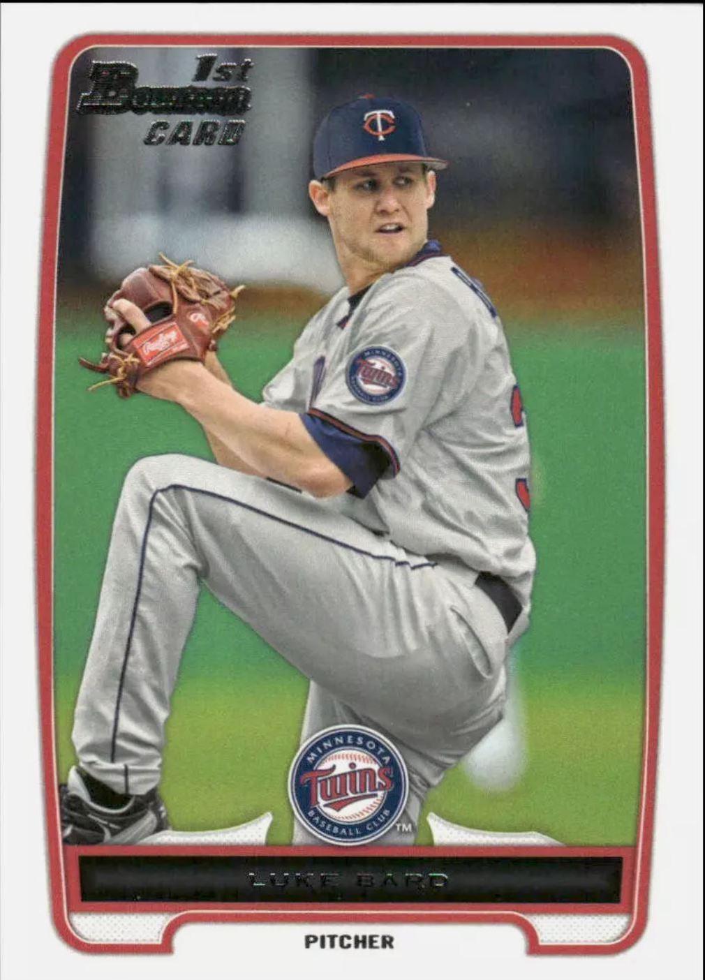 Luke Bard #15 Baseball Cards 2012 Bowman Draft Picks & Prospects