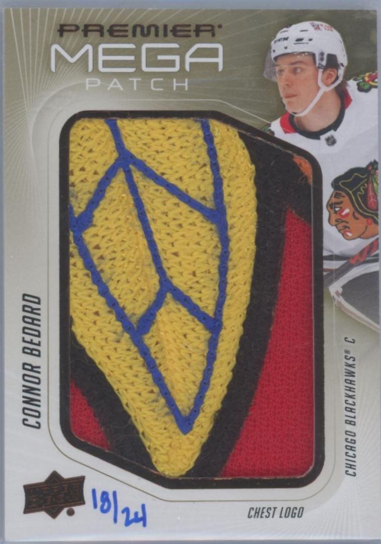 Connor Bedard #PMP-CB 2024-25 Upper Deck Premier Hockey Mega Patch