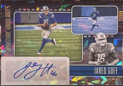 Jared Goff #SH47 Football Cards 2023 Panini Legacy Signature Highlights