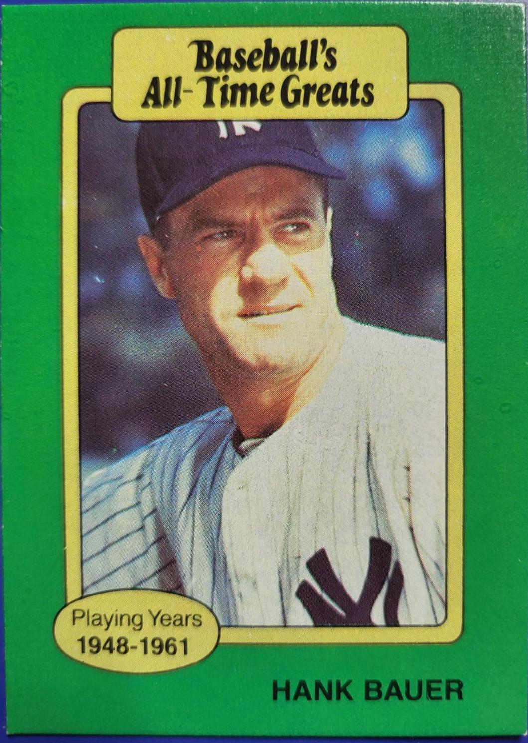 Hank Bauer Baseball Cards 1987 Hygrade All Time Greats