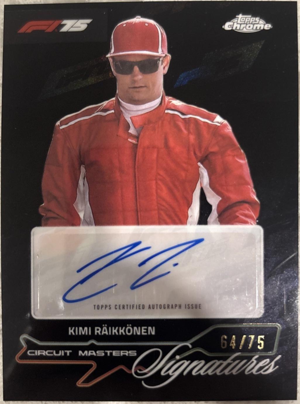 Kimi Raikkonen [75th Anniversary Refractor] #CMS-RAI Prices | 2025
