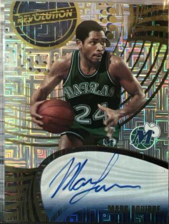 Mark Aguirre #A-MAD 2023 Panini Revolution Autograph Basketball