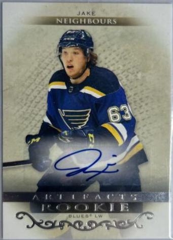 Jake Neighbours #XIV 2021 Upper Deck Artifacts Roman Numeral Rookies Hockey