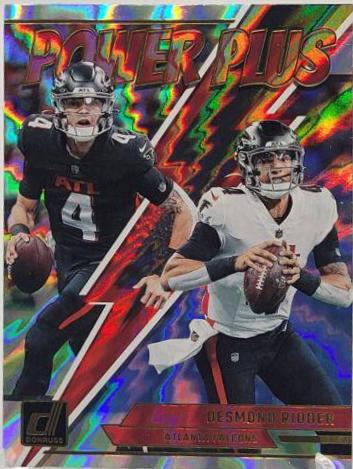 Desmond Ridder #PP-1 Football Cards 2023 Panini Donruss Power Plus