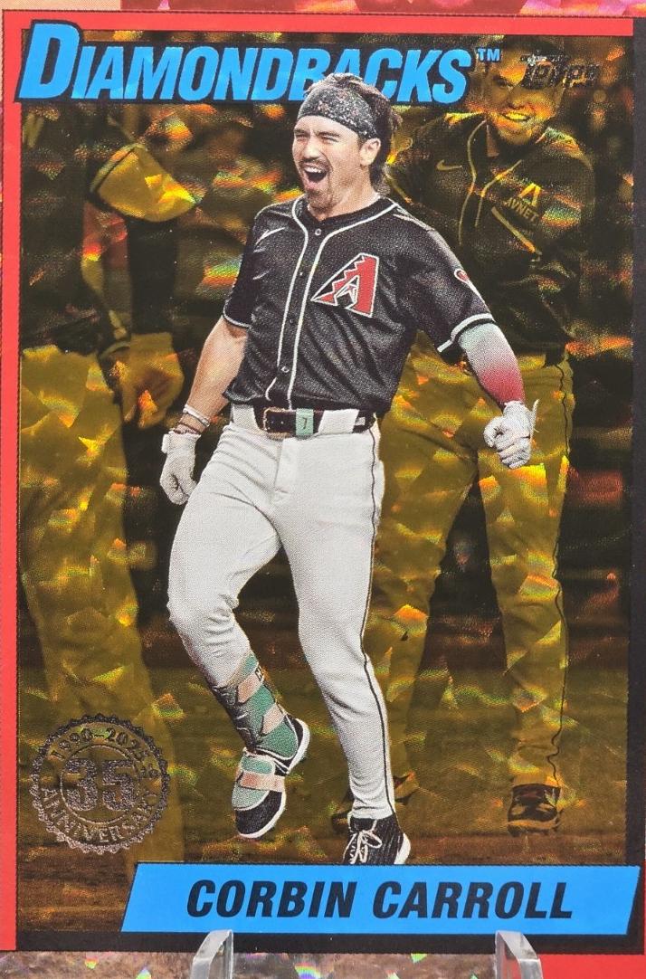 Corbin Carroll [Gold Crackle Foilboard] #T90-45