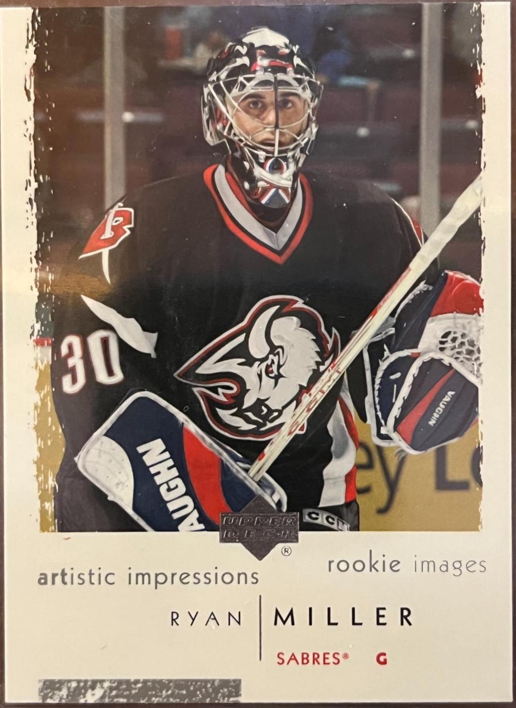 Ryan Miller #126 Hockey Cards 2002 Upper Deck Artistic Impressions